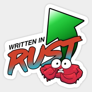 I'm Written in Rust Sticker